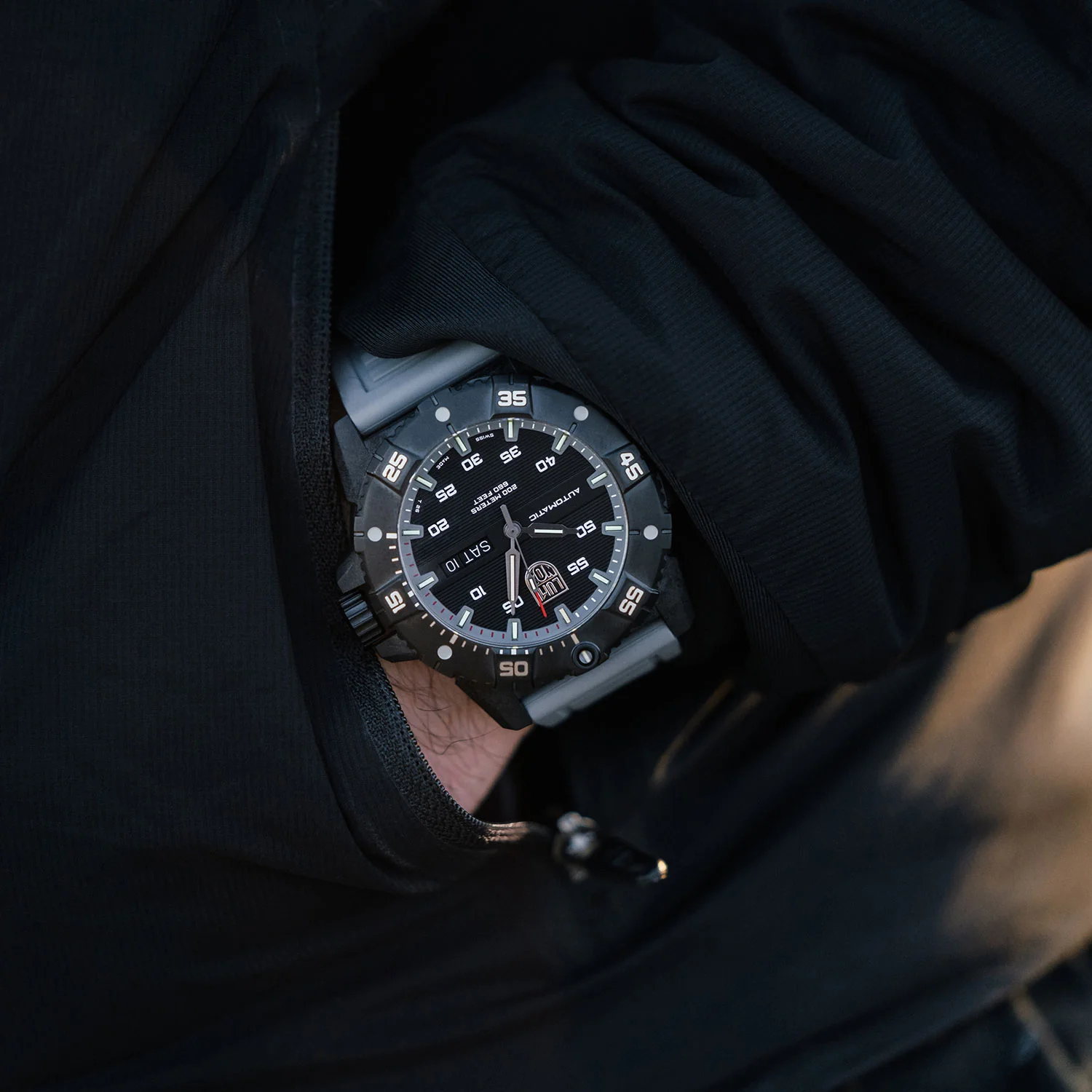 XS.3862 Master Carbon SEAL Automatic 45mm Military Dive Watch - 3862 - Image 11