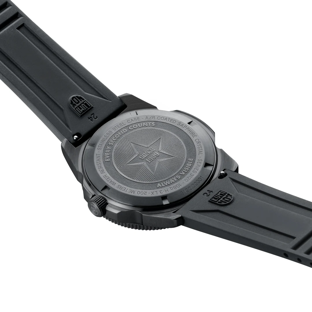 Pacific Diver Black Steel 44mm Watch - XS.3137.B - Image 7